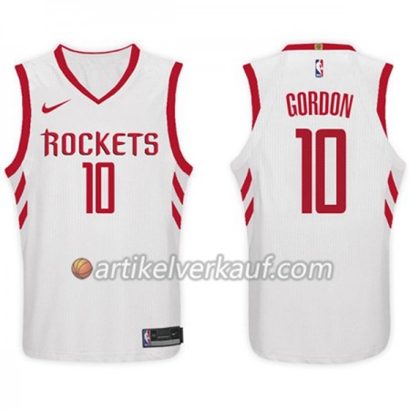 NBA Houston Rockets Trikot Eric Gordon 10 Nike 2017-18 Weiß Swingman - Herren